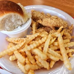 Bush's Chicken - 4 Piece Tenders and Fries!