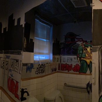 MB Ramen - Bathroom mural - Ramen Near Me - Huntington, New York