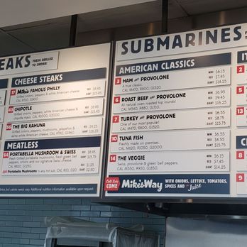 Jersey Mike's Subs - Their selection of cheesesteaks and cold subs. Be sure to ask for it prepared "Mike's way", and add pepper relish! - Sandwiches Near Me - Bolingbrook, Illinois Jersey Mike's Subs - Their selection of cheesesteaks and cold subs. Be sure to ask for it prepared "Mike's way", and add pepper relish! - Sandwiches Near Me - Bolingbrook, Illinois
