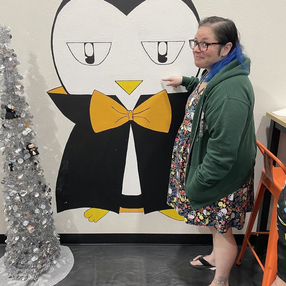 Vampire Penguin SRQ - Boop! Vampire penguin art! - Desserts Near Me - Sarasota, Florida
