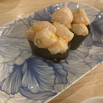 Tokyo Lobby Sushi and Grill - Spicy bay scallop nigiri - Sushi Bars Near Me - Glendale, Arizona Tokyo Lobby Sushi and Grill - Spicy bay scallop nigiri - Sushi Bars Near Me - Glendale, Arizona