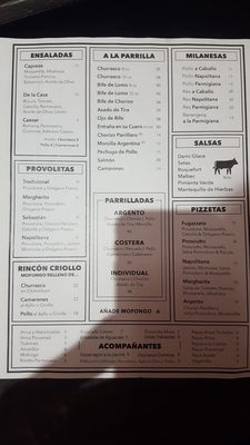 Menu photo 4 Argento Guaynabo, PR