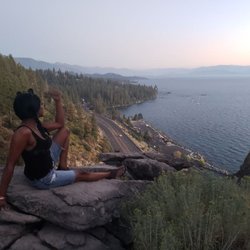 Hands of Hana Massage - Beautiful Lake Tahoe from the top of Cave Rock...