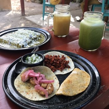 El Canastón - Chicken enchiladas, tacos al pastor, grilled shrimp, and mole chicken - Tacos Near Me - Tulum, ROO