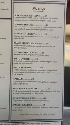 Menu photo 3 Spasso Ristorante San Carlos, CA Menu photo 3 Spasso Ristorante San Carlos, CA