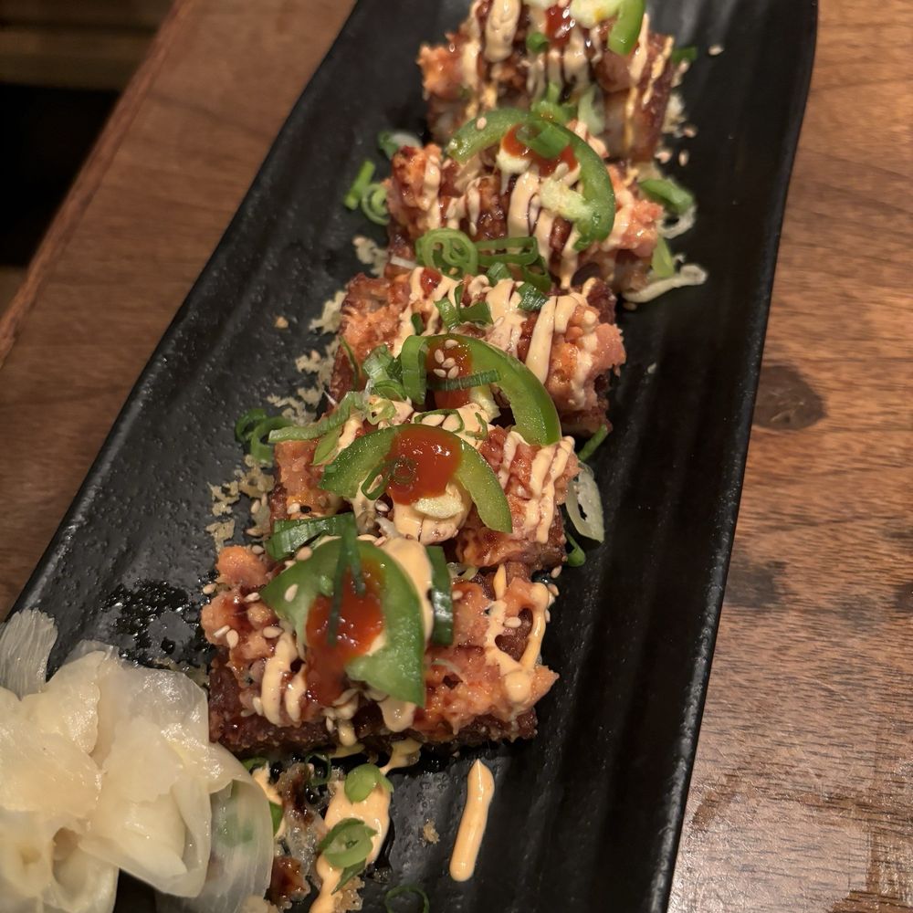 Mr Max - Crispy Rice with Spicy Tuna - Sushi Bars Near Me - Irving, Texas