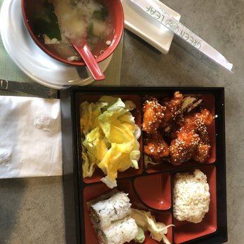 Green Leaf - Sesame chicken lunch box - Japanese Near Me - Cockeysville, Maryland