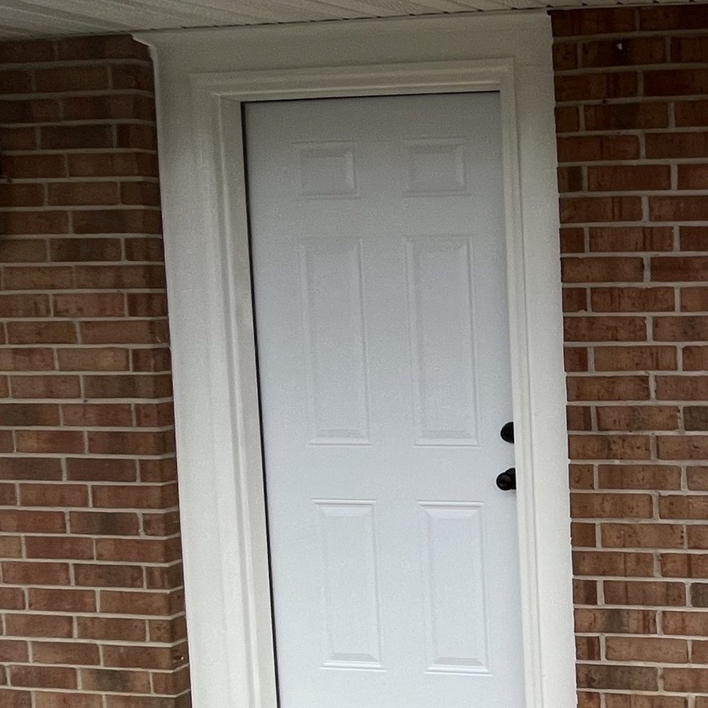 Triangle Exteriors - Front door exterior trim--beautiful - Windows Installation Near Me - Beavercreek, Ohio Triangle Exteriors - Front door exterior trim--beautiful - Windows Installation Near Me - Beavercreek, Ohio