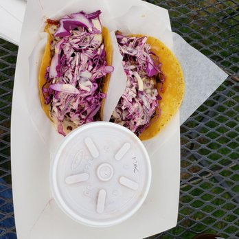 Brando’s BBQ - Great Tacos. I liked the cabbage with the pulled pork and sauce. - Barbeque Near Me - Bow, Washington