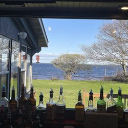 Breezy Point Bar & Grill - Bar seat view