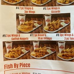 JZ's Fish Wing - The menu