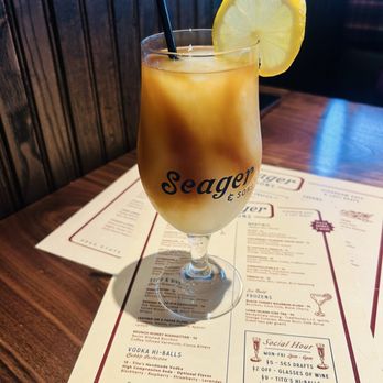 Seager & Sons - Frozen Long Island ice tea - Pizza Near Me - Plano, Texas
