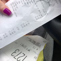 McDonald's - A receipt and a messed up burger