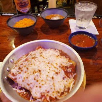 Riviera Maya Taco & Tequila Bar - Chicken and beef enchiladas, the red ones. Excellent! - Cocktail Bars Near Me - Highland, Indiana Riviera Maya Taco & Tequila Bar - Chicken and beef enchiladas, the red ones. Excellent! - Cocktail Bars Near Me - Highland, Indiana