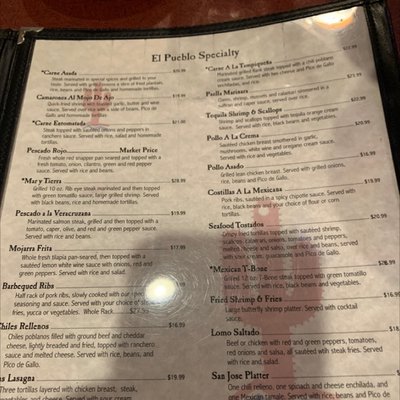 Menu photo 1 El Pueblo Burke, VA