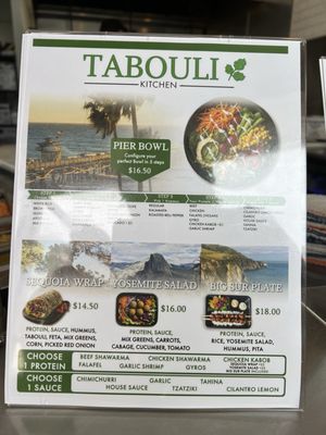 Menu photo 1 Tabouli Kitchen San Clemente, CA Menu photo 1 Tabouli Kitchen San Clemente, CA