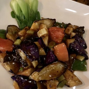 Amituofo Vegan Cuisine - C1. Eggplant with Garlic Sauce Plate - Asian Fusion Near Me - Brooklyn, New York