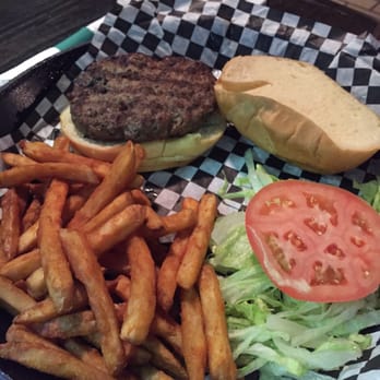 Moe Moons - Plain hamburger with seasoned fries. - New American Near Me - Myrtle Beach, South Carolina Moe Moons - Plain hamburger with seasoned fries. - New American Near Me - Myrtle Beach, South Carolina