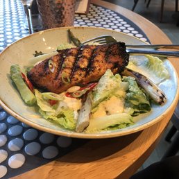 salmon caeser salad