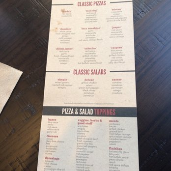 MOD Pizza - Menu - Fast Food Near Me - Rancho Cucamonga, California