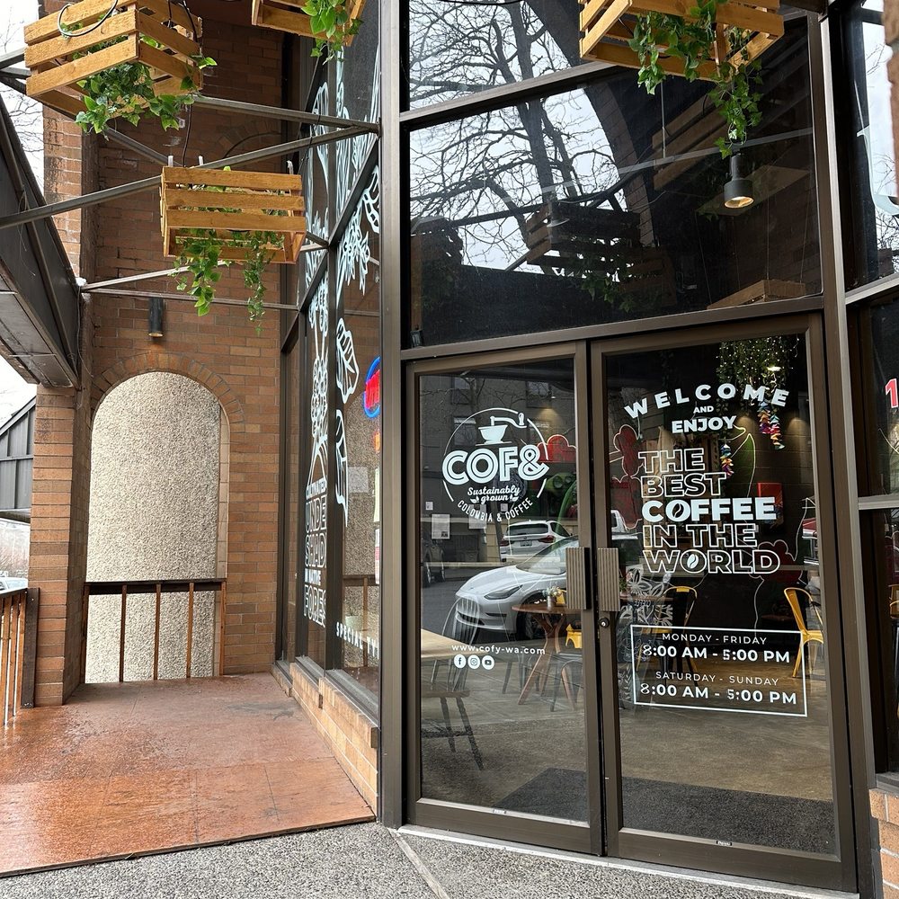 COF& - Entrance - Cafes Near Me - Bellingham, Washington