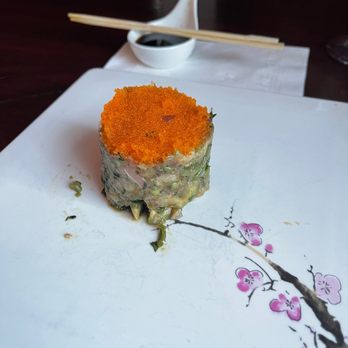Sushi Taro - This is how the tuna tartare was plated - Japanese Near Me - Mount Pleasant, South Carolina Sushi Taro - This is how the tuna tartare was plated - Japanese Near Me - Mount Pleasant, South Carolina