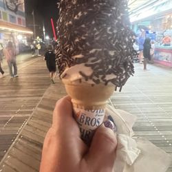 Kohr Bros Frozen Custard - Chocolate Vanilla Swirl with Sprinkles