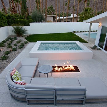 Architectural Blue - a patio with a fire pit - General Contractors Near Me Architectural Blue - a patio with a fire pit - General Contractors Near Me