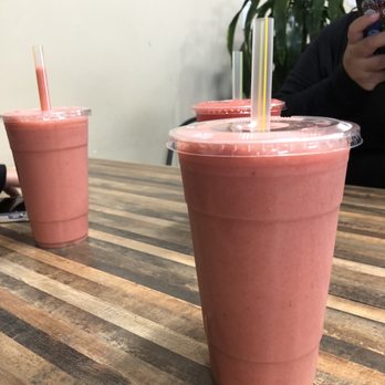 Victory Caffe - Strawberry Banana Smoothie - Coffee & Tea Near Me - Van Nuys, California Victory Caffe - Strawberry Banana Smoothie - Coffee & Tea Near Me - Van Nuys, California