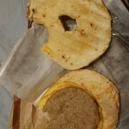 a bagel and a sandwich a bagel and a sandwich