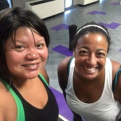 Jazzercise Arlington Fitness Center - Me and my fave instructor! #Beachbodybingo