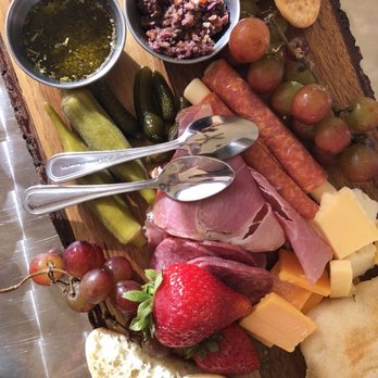 Roaring River Vineyards - Cheese Board ($10) - so good! - Wineries Near Me - Traphill, North Carolina