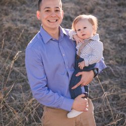 Level Up Financial Planning - Lucas with his son, Avery