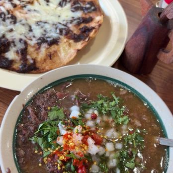 Cabeza De Res Taculichi - Platillo de res y tostada con asiento - Mexican Near Me - Colton, California