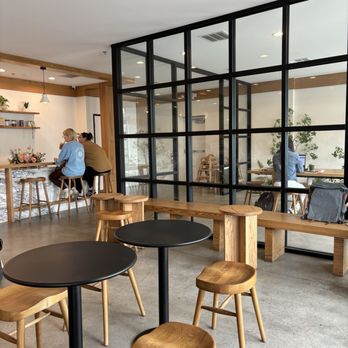 Little Ox Coffee - tables area! they have another small room with a table that seats about 6ish and outlets - Coffee & Tea Near Me - Fullerton, California Little Ox Coffee - tables area! they have another small room with a table that seats about 6ish and outlets - Coffee & Tea Near Me - Fullerton, California