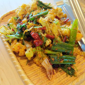 Mama Chang - Their famed cauliflower dish. Tasty, but portions was a little small imo. Not enough cauliflower. - Chinese Near Me - Fairfax, Virginia