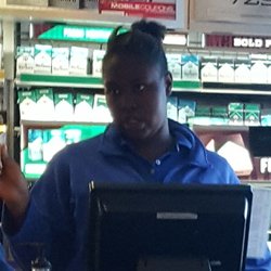 The Charleston City Marina Gas Station - Rude ckerk at the marina store at the City Marina on Lockwood.