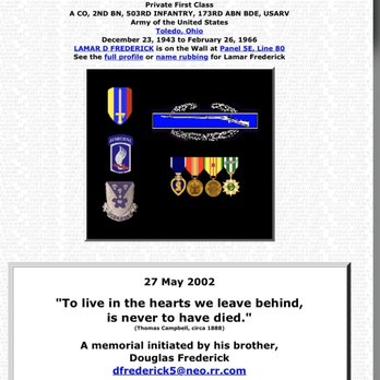 Vietnam Veterans Memorial - I would like to honor today my cousin Lamar. "To live in the hearts we leave behind, is never to have died." - Landmarks & Historical Buildings Near Me - Washington, DC, District of Columbia Vietnam Veterans Memorial - I would like to honor today my cousin Lamar. "To live in the hearts we leave behind, is never to have died." - Landmarks & Historical Buildings Near Me - Washington, DC, District of Columbia