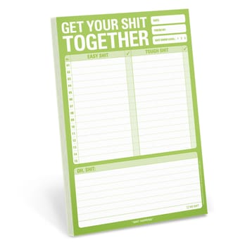 Knock Knock - Take care of business like a boss with Knock Knock's new Get Your Shit Together note pad. - Cards & Stationery Near Me - Venice, California Knock Knock - Take care of business like a boss with Knock Knock's new Get Your Shit Together note pad. - Cards & Stationery Near Me - Venice, California