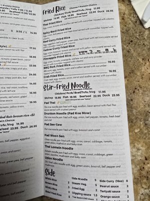 Menu photo 7 Real Thai Cuisine Arlington, TX