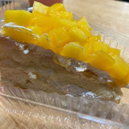 Mango Cake Slice