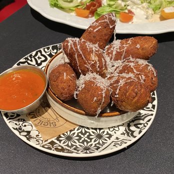 The Sicilian Butcher - Eggplant & Nduja Croquettes - Salad Near Me - Nashville, Tennessee The Sicilian Butcher - Eggplant & Nduja Croquettes - Salad Near Me - Nashville, Tennessee