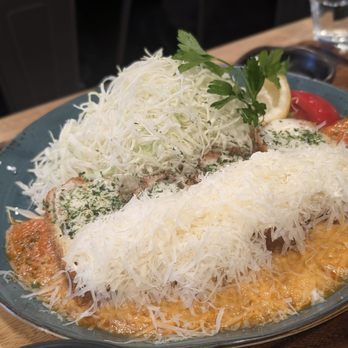 Kobuta And Ookami - Tomato and cheese mozzarella katsu - Japanese Near Me - Redmond, Washington Kobuta And Ookami - Tomato and cheese mozzarella katsu - Japanese Near Me - Redmond, Washington