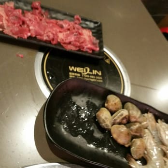Q-POT - Shrimps, clams and  beef tongue - Korean Near Me - San Jose, California