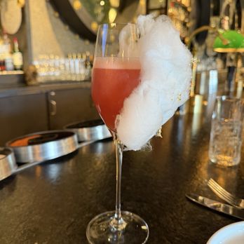 Wolf by Vanderpump at Caesars Republic Lake Tahoe - Cotton Candy drink - American Near Me - Stateline, Nevada