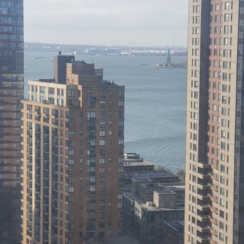 New York Marriott Downtown - View from our room. Statue of liberty - Hotels Near Me - New York, New York