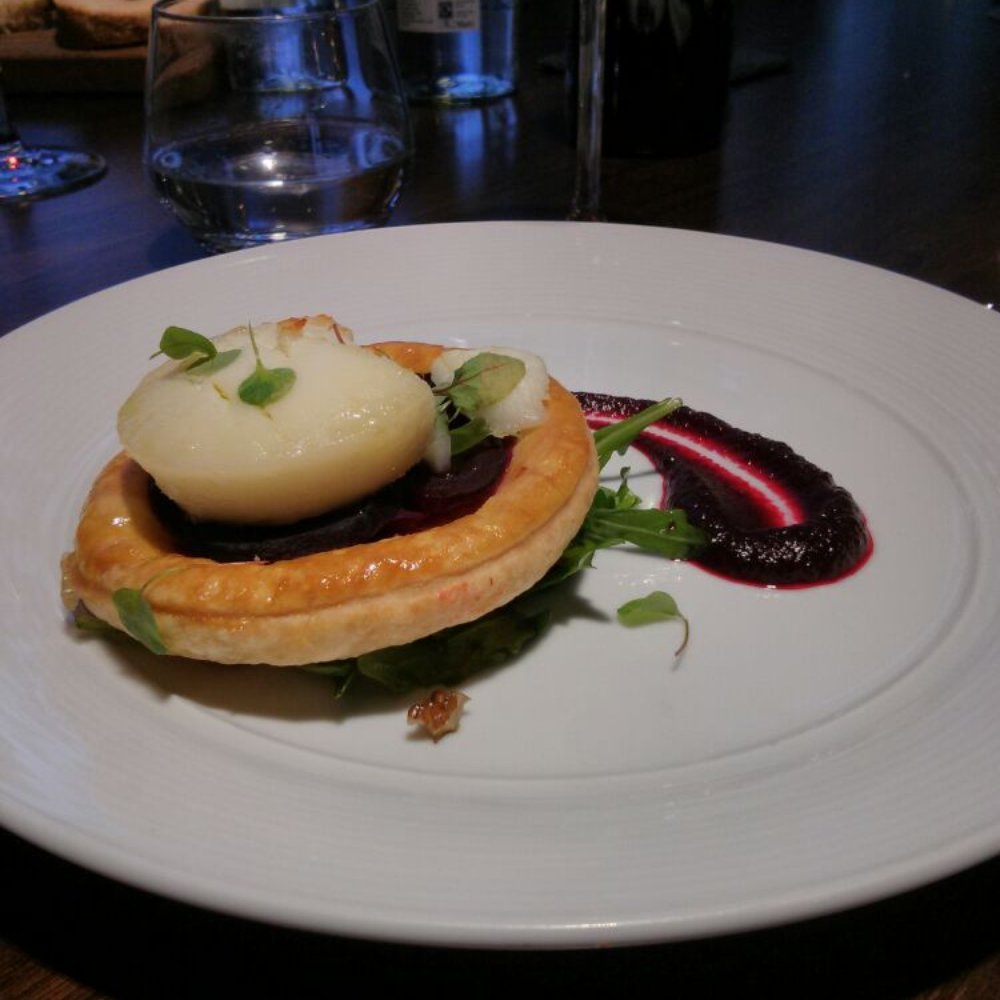 Aalto - Beetroot and goats cheese tart - fabulous starter - British Near Me - Birmingham, XWM