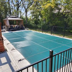 Brand new safety cover installation
