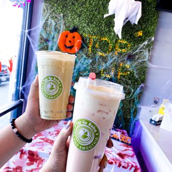 Top Up - Honeydew Milk Tea & Rose Milk Tea w/ salted cheese - Bubble Tea Near Me - Alameda, California Top Up - Honeydew Milk Tea & Rose Milk Tea w/ salted cheese - Bubble Tea Near Me - Alameda, California