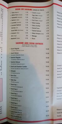 Menu photo 7 Sushi Yee Jacksonville, FL
